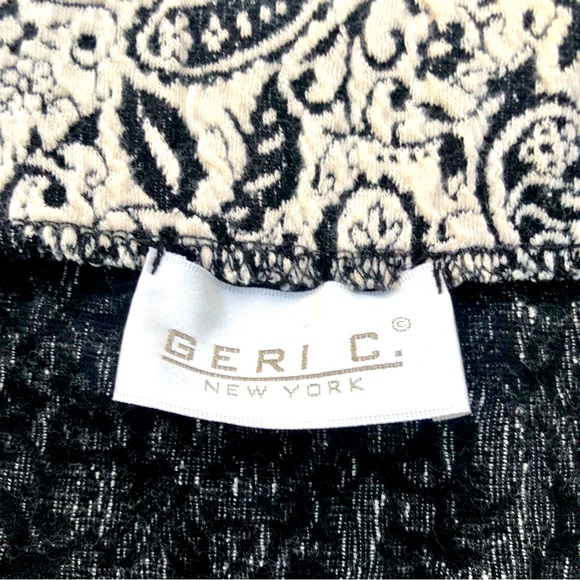 GERI C. Pencil skirt Paisley Stretchy Belt Loops - Picture 2 of 8